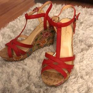 👠Jessica Simpson wedge heels👠